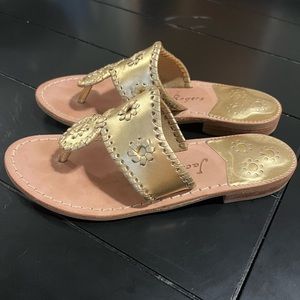 Women’s Gold Jack Rogers SZ 6.5